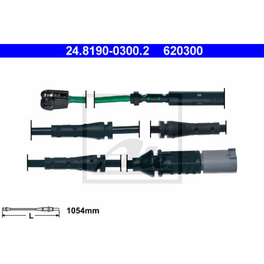24.8190-0300.2 Warning Contact, brake pad wear