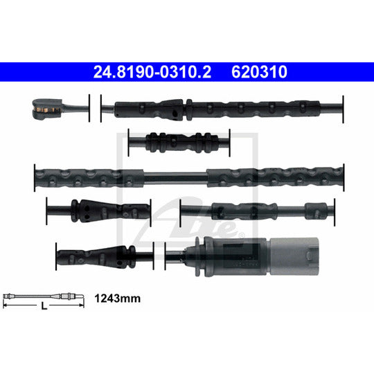 24.8190-0310.2 Warning Contact, brake pad wear