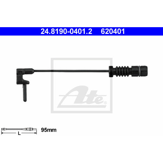 24.8190-0401.2 Warning Contact, brake pad wear