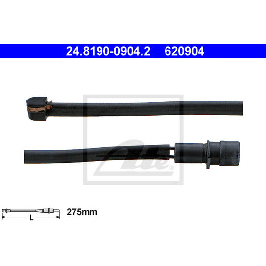 24.8190-0904.2 Warning Contact, brake pad wear