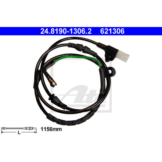 24.8190-1306.2 Warning Contact, brake pad wear