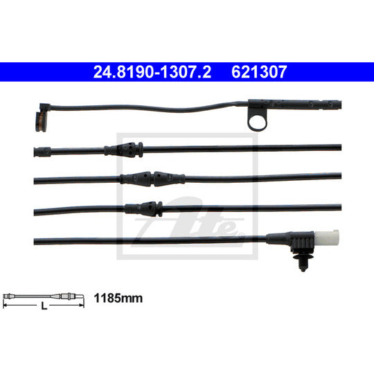 24.8190-1307.2 Warning Contact, brake pad wear