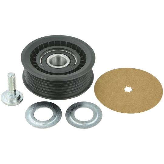 2988-RRIII Deflection/Guide Pulley, v-ribbed belt