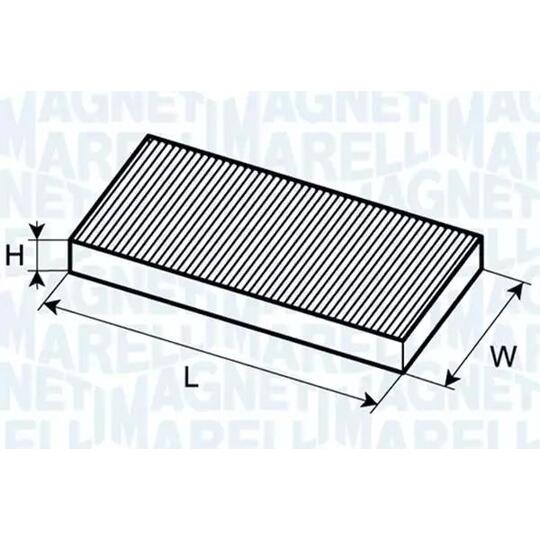 350203061050 Filter, interior air