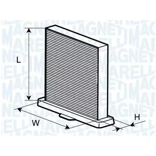 350203062130 Filter, interior air