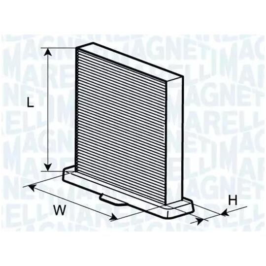 350203065090 Filter, interior air