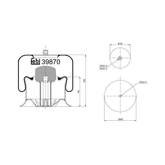 39870 Boot, air suspension