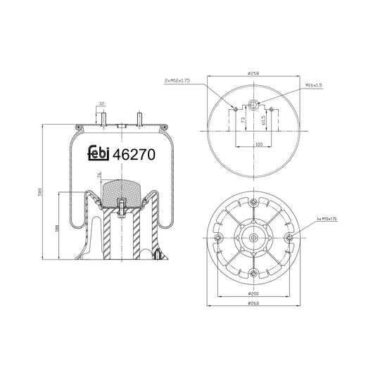 46270 Boot, air suspension