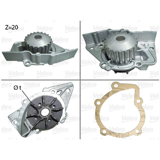 506117 Water pump