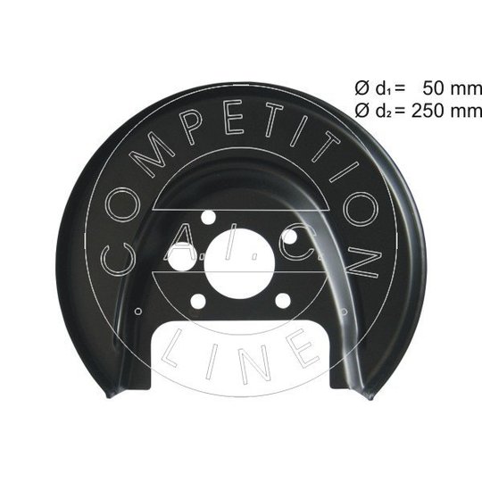 54704 Splash Panel, brake disc
