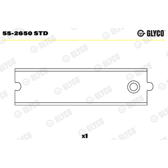 55-2650 STD Small End Bushes, connecting rod