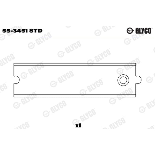 55-3451 STD Small End Bushes, connecting rod