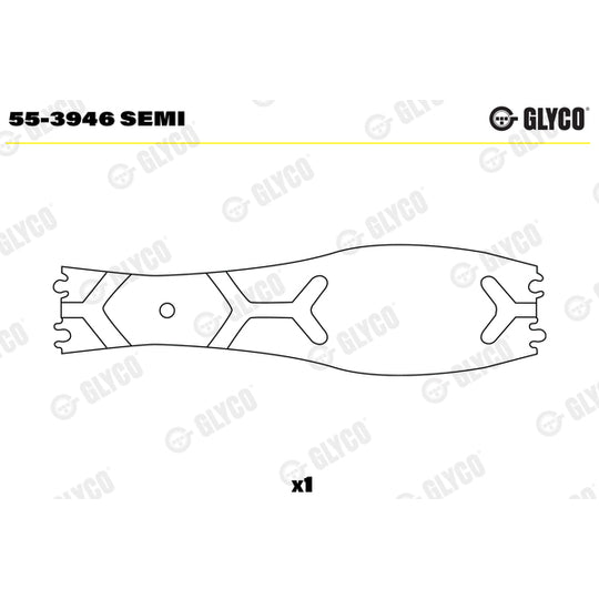 55-3946 SEMI Small End Bushes, connecting rod