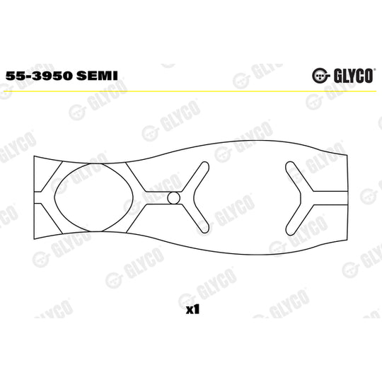 55-3950 SEMI Small End Bushes, connecting rod