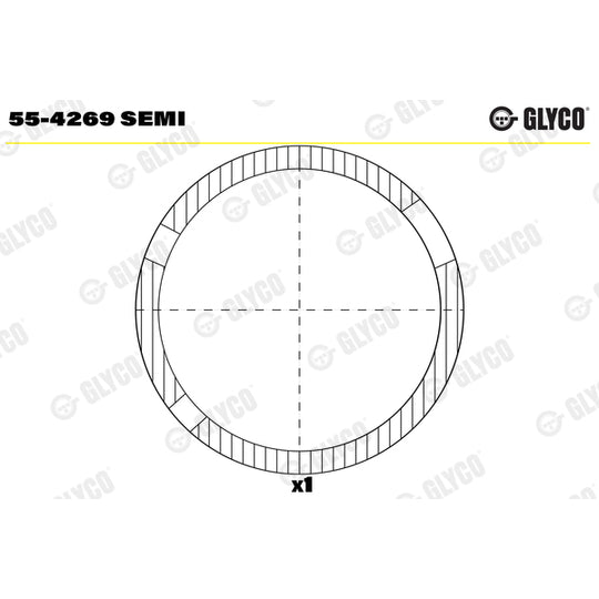 55-4269 SEMI Small End Bushes, connecting rod