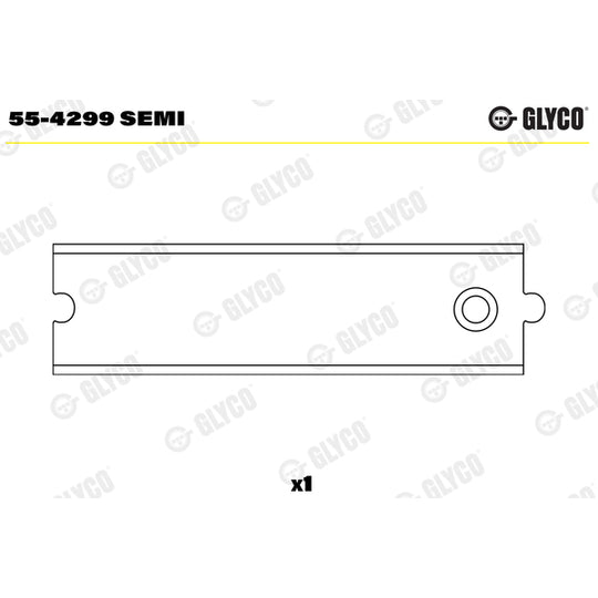 55-4299 SEMI Small End Bushes, connecting rod