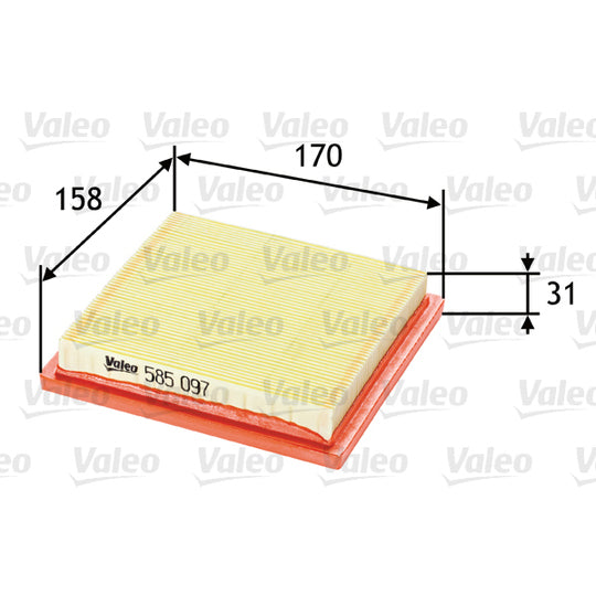 585097 Air filter