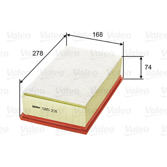 585231 Air filter