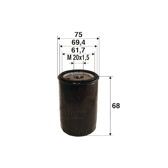 586051 Oil filter