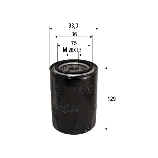 586076 Oil filter