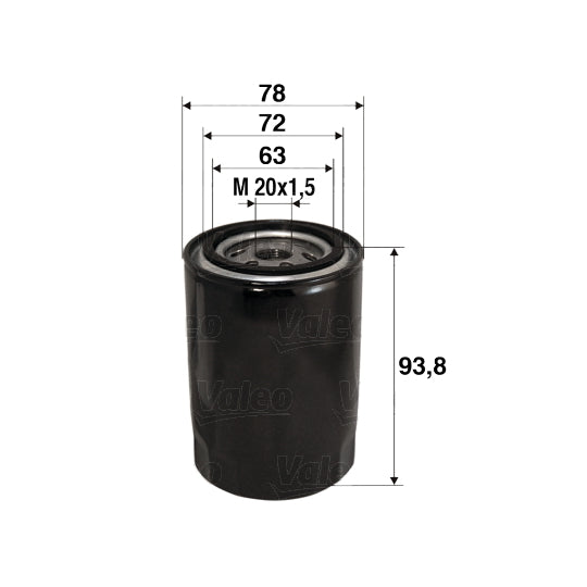 586080 Oil filter