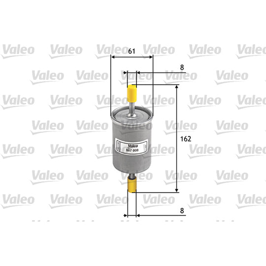 587008 Fuel filter