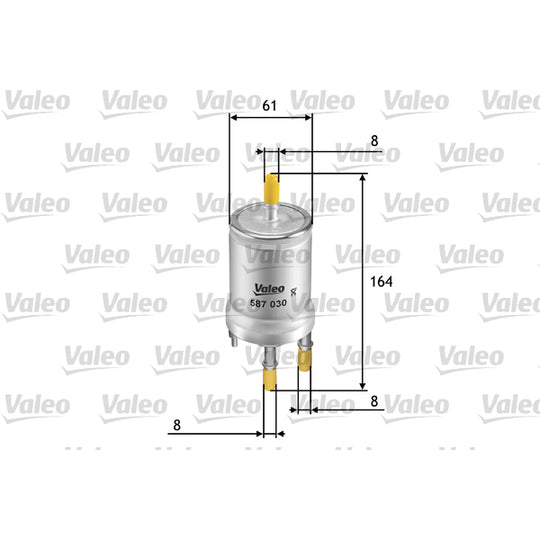 587030 Fuel filter