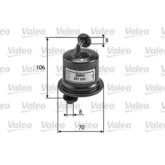 587055 Fuel filter