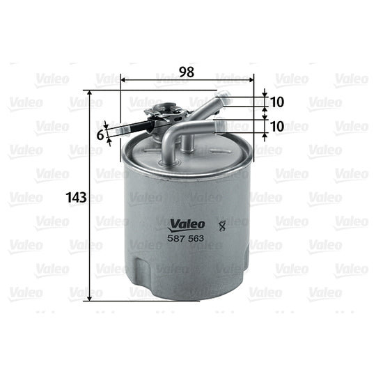 587563 Fuel filter