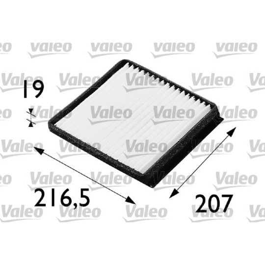 698146 Filter, interior air