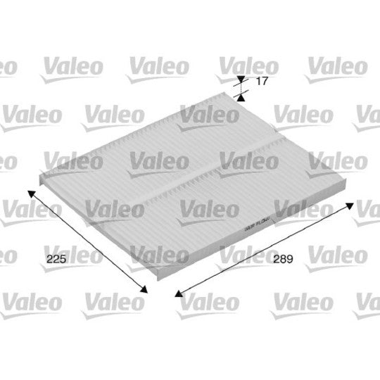 698167 Filter, interior air