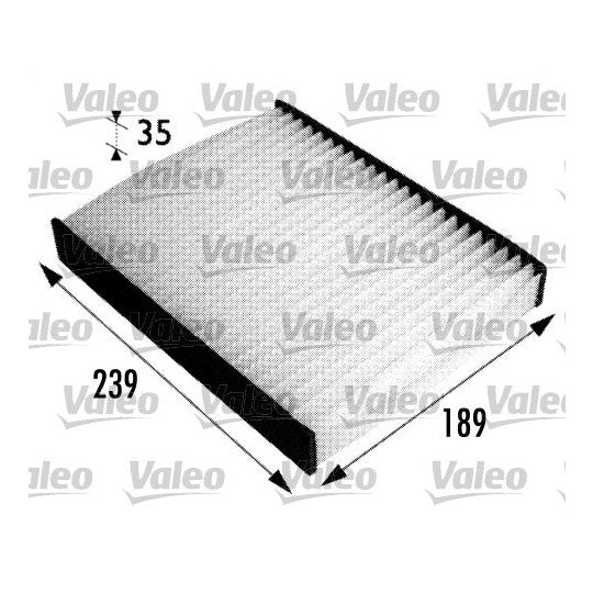 698694 Filter, interior air
