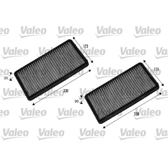 698857 Filter, interior air