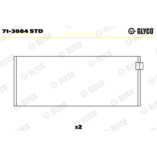 71-3084 STD Big End Bearings
