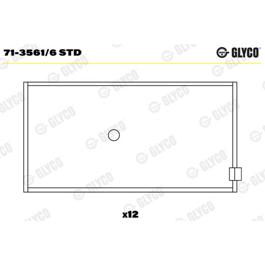 71-3561/6 STD Big End Bearings