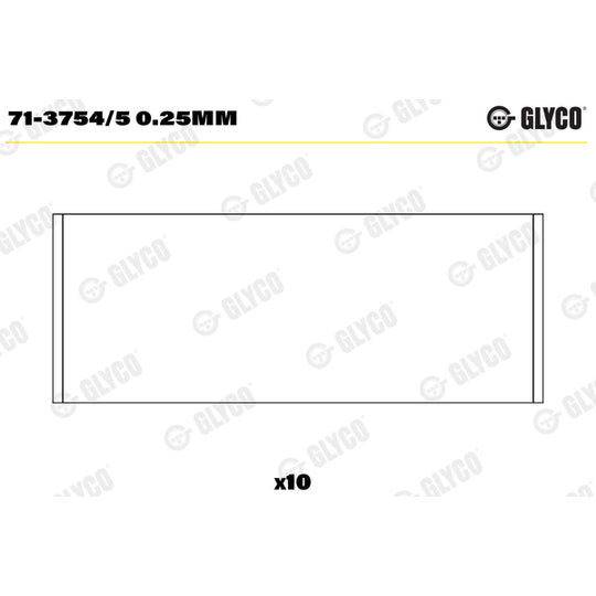 71-3754/5 0.25mm Big End Bearings