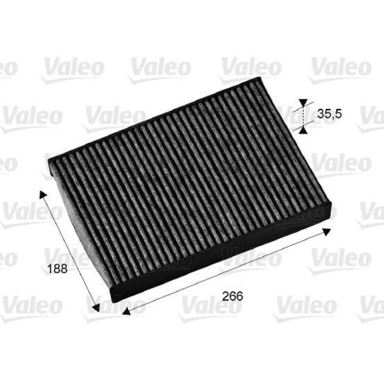 715673 Filter, interior air