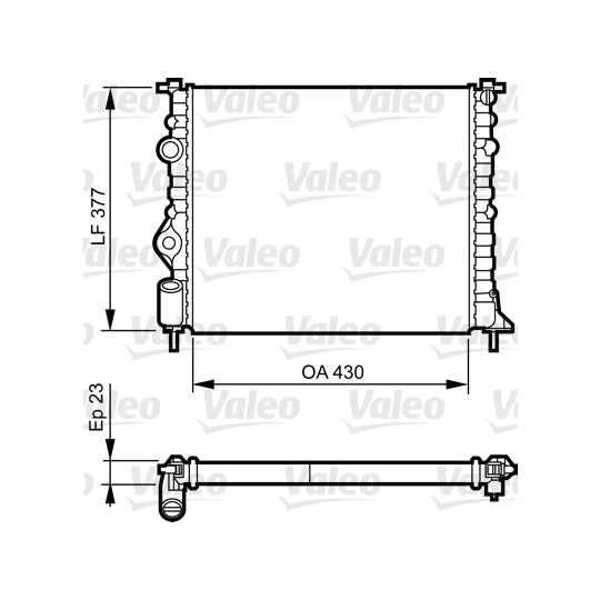 731378 Radiator, engine cooling