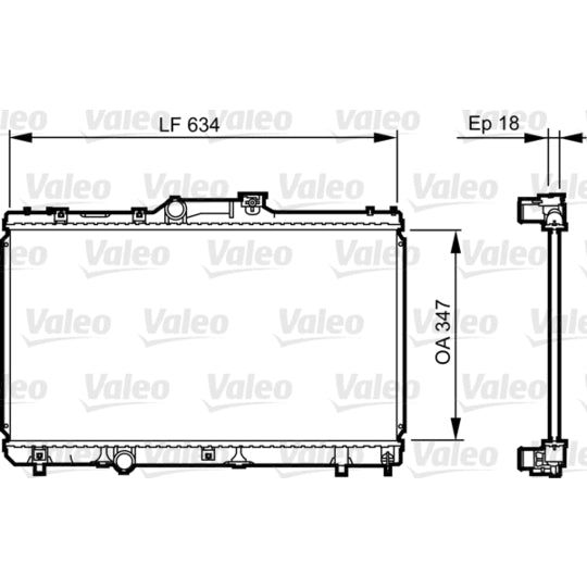 731441 Radiator, engine cooling