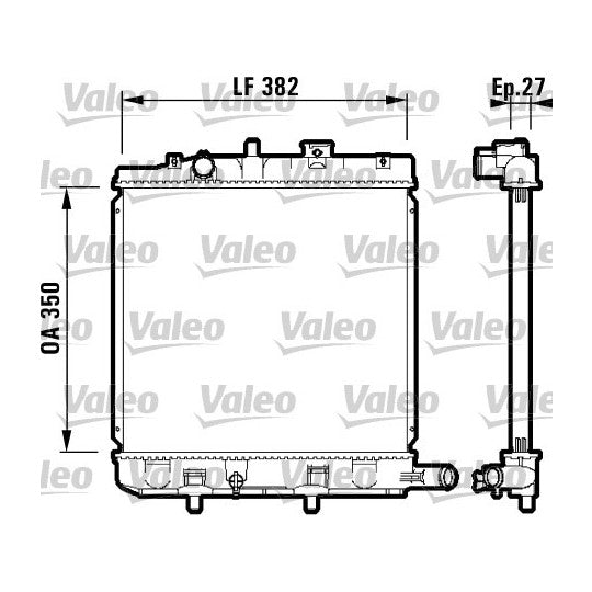 732726 Radiator, engine cooling