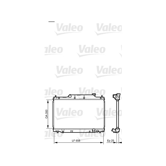 734702 Radiator, engine cooling