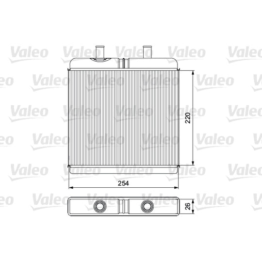 811539 Heat Exchanger, interior heating