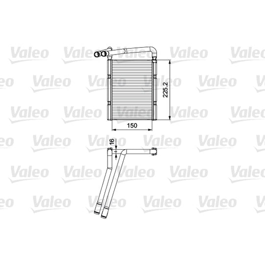 811548 Heat Exchanger, interior heating