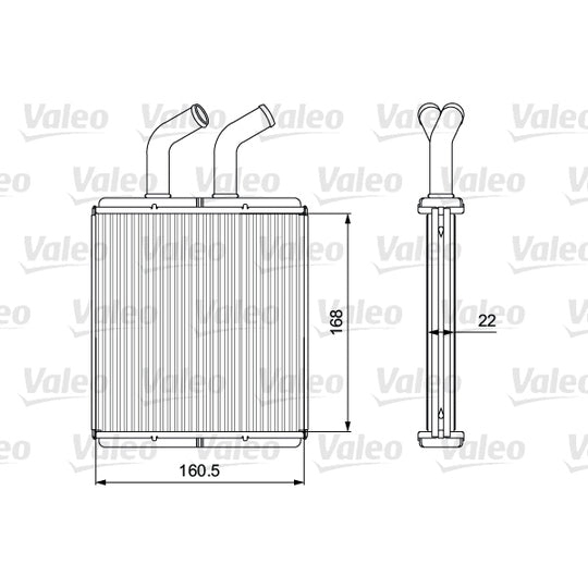 811562 Heat Exchanger, interior heating