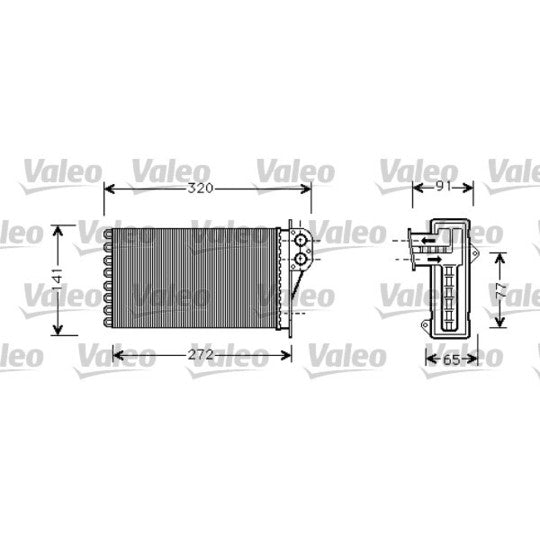 812221 Heat Exchanger, interior heating