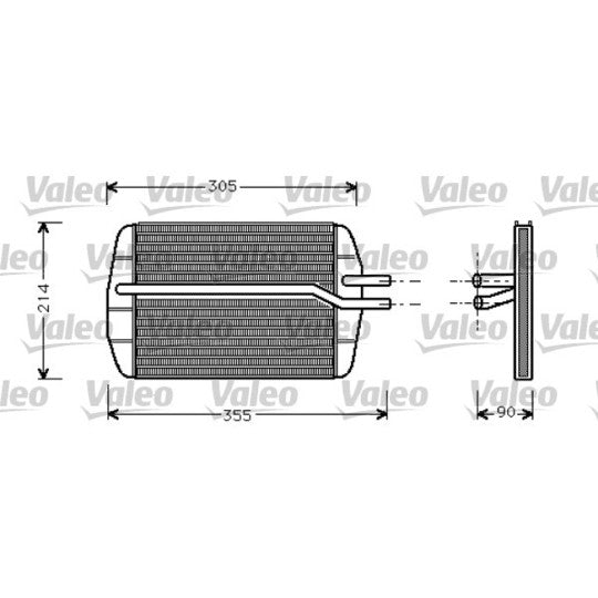 812272 Heat Exchanger, interior heating