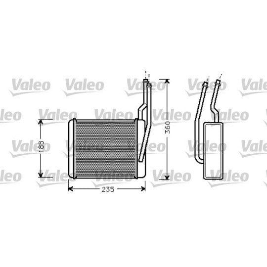 812274 Heat Exchanger, interior heating