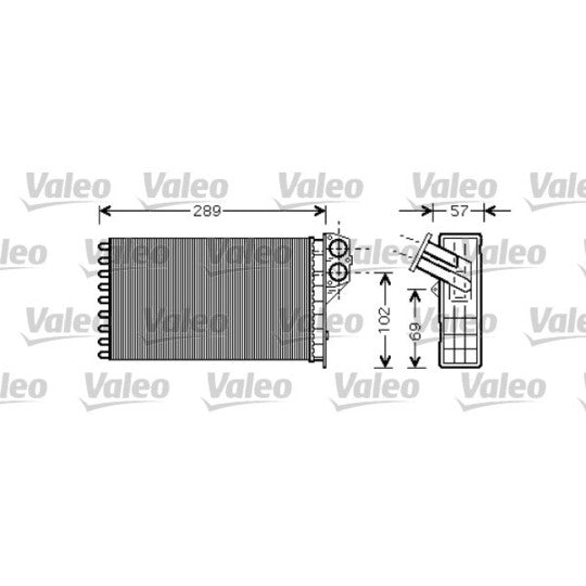 812322 Heat Exchanger, interior heating