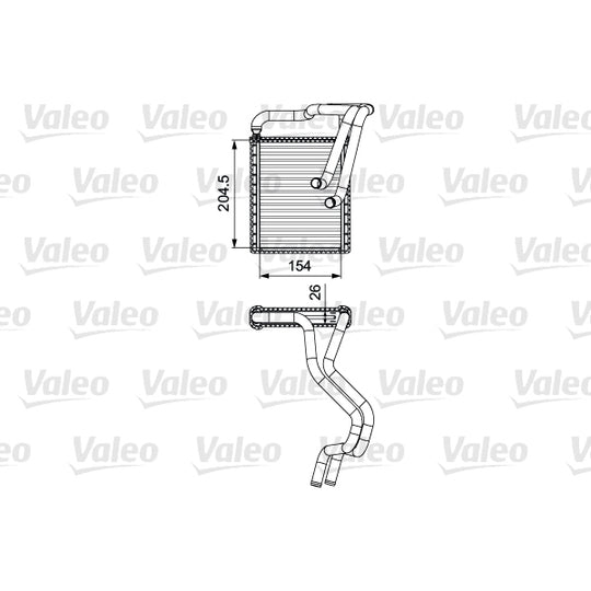 812430 Heat Exchanger, interior heating