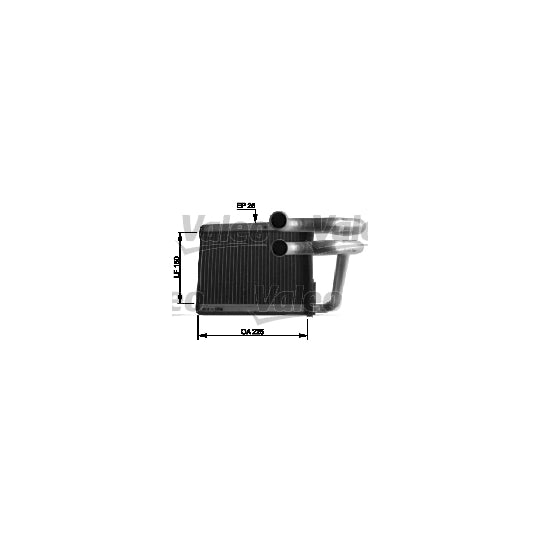 812434 Heat Exchanger, interior heating